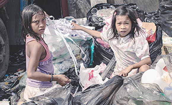 フィリピンの貧困層